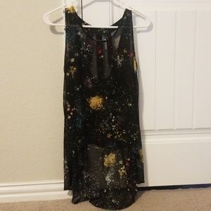 *3 FOR $18* Sheer Galaxy Print Top